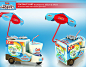 Dole Coconut Cart : Dole Coconut Cart