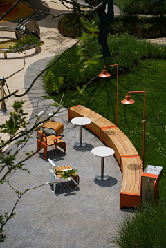 齐尚景观-庭院/文旅采集到坐凳/广场/创意座椅/公共空间景观