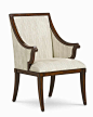 Armed for Comfort : New Traditional : chaises : tra-uphcha-001 | Caracole Furniture