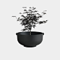 Castle Planters - Black : Available in three sizes, the Castle planters in black recycled aluminium are casted by hand and feature a timeless design.