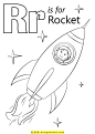 设计属于自己的火箭！11张男孩子最喜欢的火箭飞船卡通涂色简笔画-红豆饭小学生简笔画大全