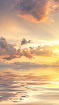 iPhone 壁纸 黎明海，日出，云海，美丽的自然景观