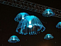 光纤水母灯 光纤灯 灯光节 餐厅吊灯-淘宝网