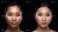 彩妆,女人,亚洲,发型,修改系列,疣,唇膏,眉毛,仅成年人,人的眼睛