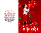 MERRY X'MAS 【MILEKIDS】圣诞大片来袭！稚嫩的大牌气息与生俱来，时尚方向永不放弃！
【MILEKIDS】