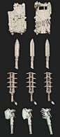 Various Weapons, Denis G : Modular weapons for Exoplanet: First Contact
Have fun with creating pbs versions of assets. 
Also I  added displacement maps)