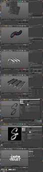 C4D 鞋带位移教程