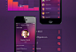 DASHY - Dashboard UI Design (Free PSD Download) : Mobile app concept design