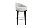 At once graceful and innovative, the artful silhouette of the Flare bar stool creates an elegant design visual. Its show wood base is offered an element of rustic chic with its circular brass foot rest. This unique piece is sure to be the focal point of a