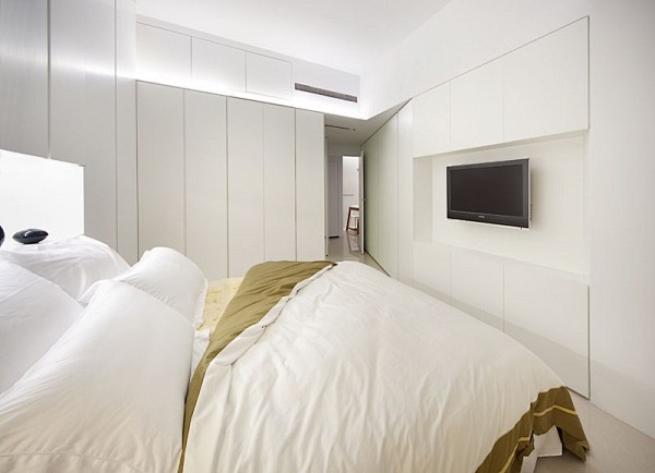 宽敞明亮的公寓设计 纯白色的质感生活 3...