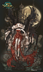 韩国 IMC GAMES 最新公布的RPG游戏《救世之树 Tree Of Savior》人设，命运和死亡女神，清新婉约的设计风格，角色设计师： AD Maggi（AD 마기） （source：http://t.cn/RhI10q5 ）
