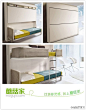 上下两张床位可以自由收放，平时当床铺反转过去的时候，高低床消失了！！更多适用于小空间设计戳→http://t.cn/zTtPpG3