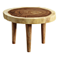 Artemano - Freeform Suar 3-Legged Coffee Table - Coffee Tables