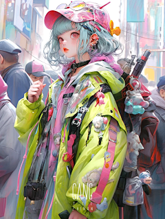 金刚嬷嬷采集到日韩激萌可爱少女插画