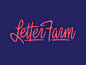 Farming Letters letter farm process thevectormachine handtype vectormachine handlettering hashtaglettering lettering