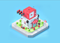 isometric youtube : isometric sns town ver 02.Youtube