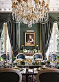 English Country Cottage Dining Room, Stunning interior design ideas and home decor ~ Alexa Hampton: 