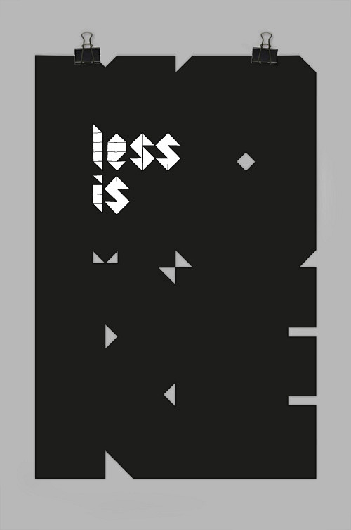 less is more 少即是多  海...