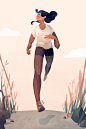 A runner girl © jarom vogel