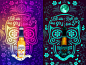 Cubanisto : Development of graphical style for a new brand of rum flavoured beer.