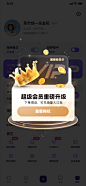 黑金会员vip弹窗UI