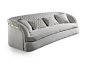 Upholstered sofa PORTOFINO by Cantori | design Sante Cantori: 