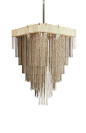 Buy Brass Kelly Chandelier by Gabriel Scott - Ceiling - Lighting - Dering Hall