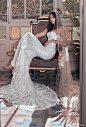 galia-lahav-spring-2018-bridal-illusion-long-sleeves-illusion-high-neck-sweetheart-neckline-full-embellishment-elegant-fit-and-flare-sheath-wedding-dress-chapel-train-inez-mv.jpg (900×1326)