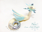 Nives, Snow Spirit Dragon by rosepeonie