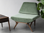 Fabric armchair GEMMA by ERA