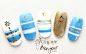 夏日海洋風光療指甲2:台北東區美甲彩繪店-Bonjour Nails