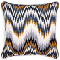 Patterned Pillows - Camel Bargello Worth Pillow