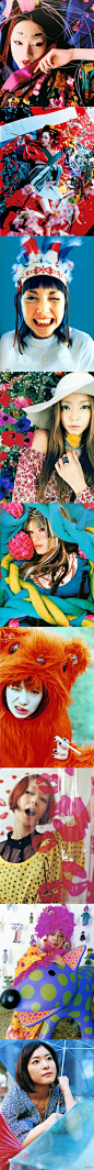 当代日本摄影师蜷川实花(Mika Ninagawa) 用绚丽的色彩和光感，创造出梦幻华丽的独特世界。许多女明星都争相成为她镜头前的模特，包括栗山千明、土屋安娜、堀北真希、安室奈美惠、上野树里、菊地凛子、草间弥生等