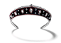 Tiara, special order, 1914
Blackened steel, platinum, diamonds, rubies
N. Welsh, Collection Cartier © Cartier