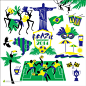巴西世界杯广告设计素材矢量图库素材下载