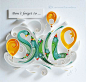 Don't forget to smile :) - Quilling wall paper art : Quilling wall paper art - Dont forget to smile :)  FRAME WITH a sheet of organic glass  The artwork is very colorful and will give gladness and a lot of positive emotions for you :)  This wall art is my