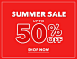 summer sale (create cta)