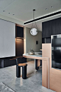 Taipei City Apartment by Peny Hsieh Interiors « TV on the kitchen front