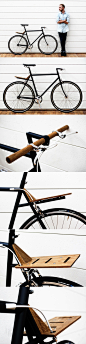 Just a cool fixed gear with wood accents