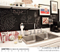 【可取处】厨柜黑板【非常聪明的做法，用黑板代替厨柜的挡板，既好清理，又实用，更美观】【更多小伎俩】http://site.douban.com/widget/photos/5535034/