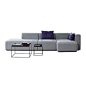 MAGS Sofa, modules combinations (Fabrics versions), HAY: comfortable, deco and design