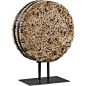 Crate & Barrel Reclaimed Wood Sculpture - Crate and Barrel