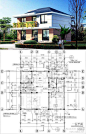 农村自建房精选小成本户型3。地基：11m×10m；占地面积：89.66平米，总建筑面积：174.61平米；三大材料用量估算：水泥40.61吨，钢筋5.929吨，多孔砖88.851立方米