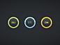  Glowing Buttons by Andrei Marius