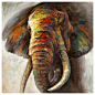 Elephant Wall Decor - modern - Paintings - Moe's Home Collection