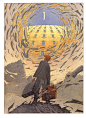 Francois Schuiten’s chapter pages for Les Cités obscures: 