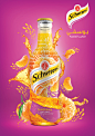 Schweppes : the cecret of schweppesschweppes with Granules fruit