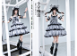 The Magic Cross Vintage Gothic Lolita Jumper Dress