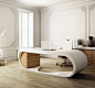 Stunning home office design for those who love minimalism with a twist