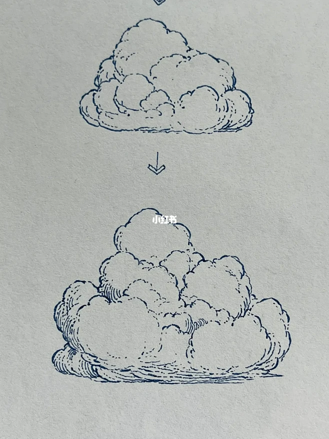 只需四步，从简笔画进阶到成熟的云